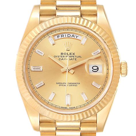 new rolex mens presidential gold|rolex date 40 228238.